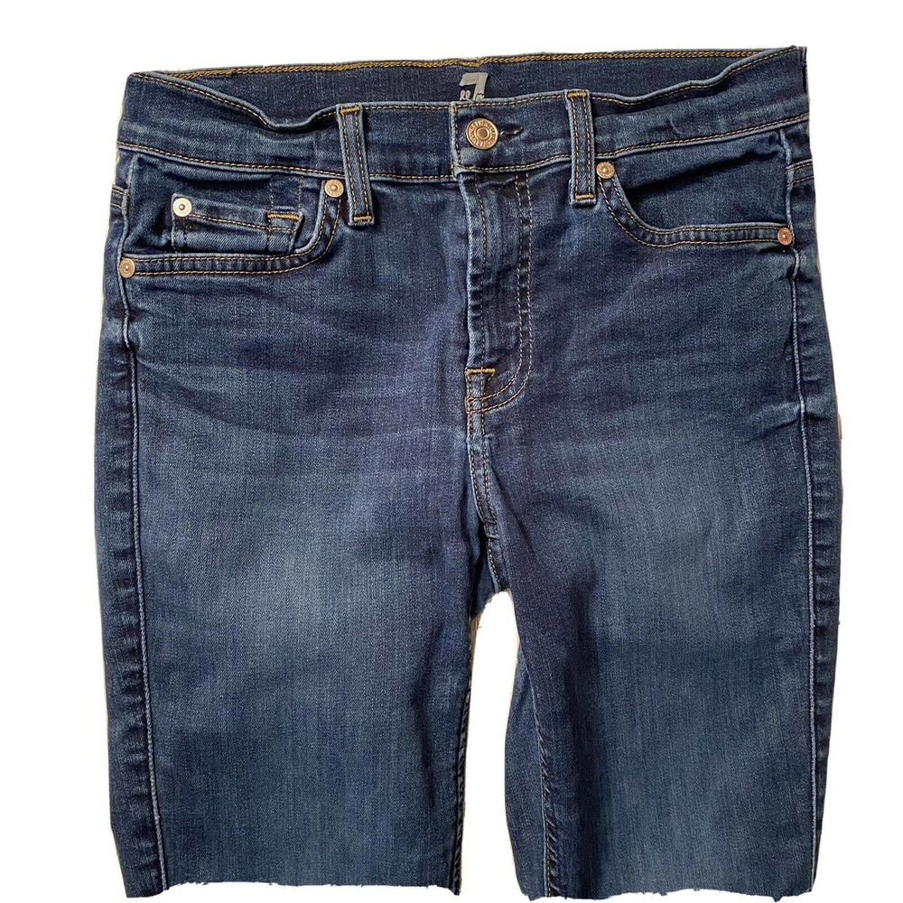 7 For All Mankind Skinny Jeans Womens 28 Stretch